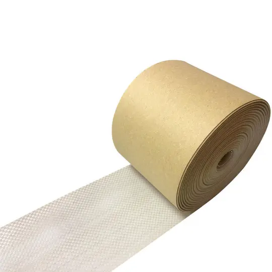 Brown kraft paper with woven laminated
