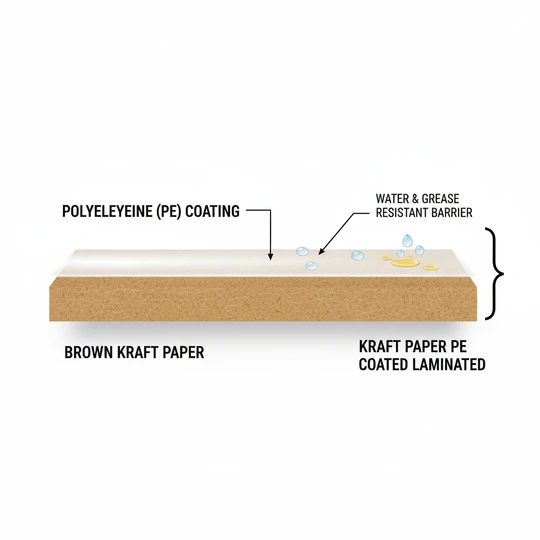 Mengenal Kraft Paper PE Coated: Kemasan Anti-Minyak dan Lembap